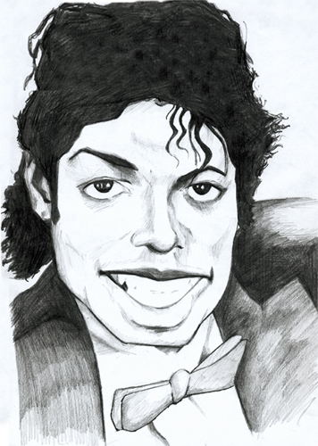 caricature michael jackson by julien dugué