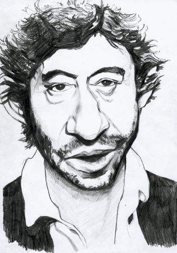 caricature serge gainsbourg