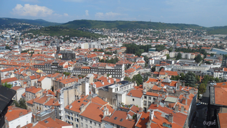 cathedrale clermont vue clermont ferrand montjuzet