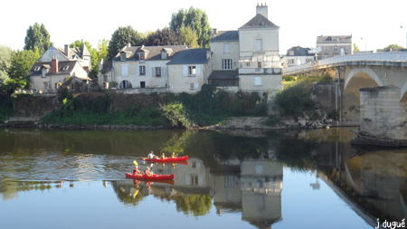 canoe chinon vienne forteresse chinon