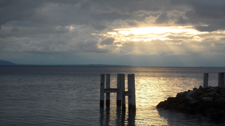 lac leman coucher soleil lac leman lausanne