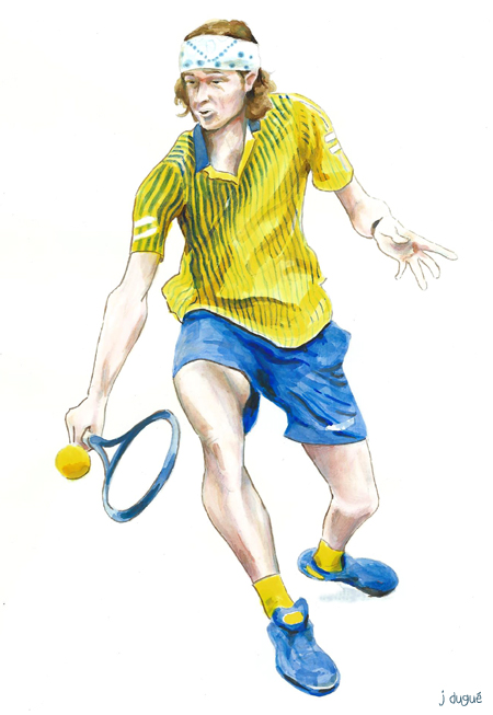 dessin gustavo kuerten