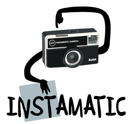 appareil photo instamatic instamatic kodac illustration