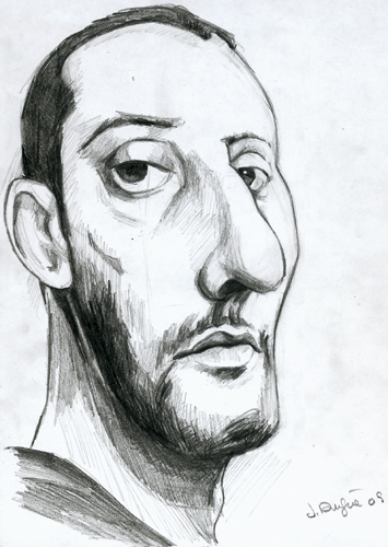 jean reno caricature