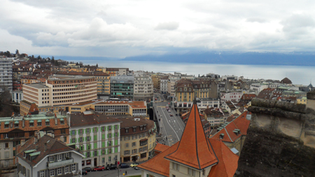 ville de lausanne vue lausanne