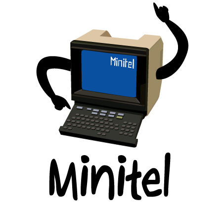 minitel minitel illustration
