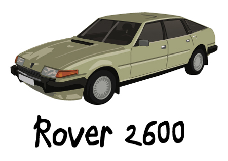 voiture rover rover sd1 2600