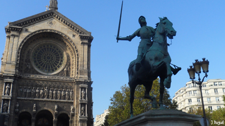 statue jeanne d arc saint augustin