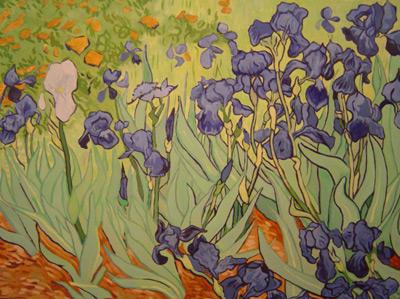 copie iris van gogh