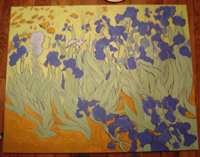 copie iris van gogh