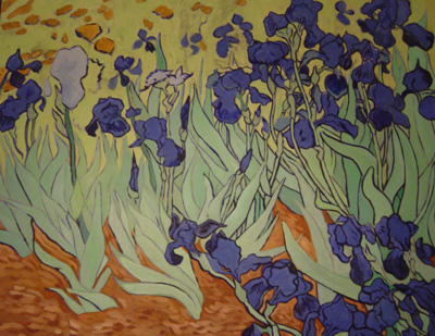 copie iris van gogh