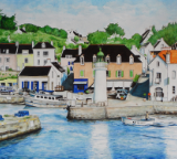 aquarelle port de sauzon