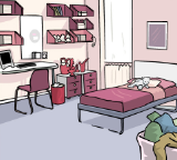 dessin chambre d'enfant