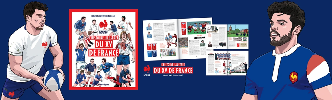 illustration d'un livre sur le XV de France