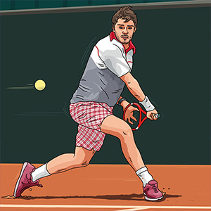 illustration tennis