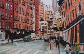 rue new york dessin