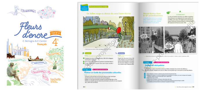 illustration canal saint martin manuel scolaire illustration